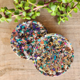 Recycle Coaster (Gold) - Set of 2